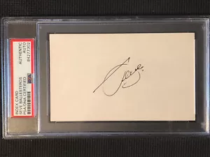 Seve Ballesteros Signed Index Card PSA DNA COA Autograph - Picture 1 of 1