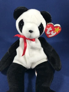 TY BEANIE FORTUNE THE PANDA BEAR, 1997, RETIRED WITH ERRORS - Picture 1 of 9