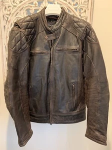 HARLEY-DAVIDSON #1 VINTAGE BRAUNE LEDERJACKE 97055-15VM XL Slim-Fit - Bild 1 von 9