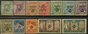 Algeria #YT58-YT69 Mint 1927 Wounded Soldier Benefit Surcharge [B1-B12] - Picture 1 of 1