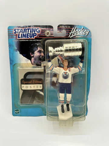 Starting Lineup 2000 WAYNE GRETZKY Tribute W Poster Edmonton Oilers Stanley Cup Cover