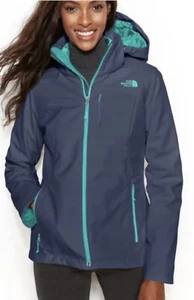 North Face Apex Elevation Primaloft Hooded Jacket Women’s Size S Deep Gray, Teal - Picture 1 of 21