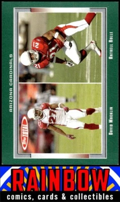 2006 Topps Total #59 David Macklin / Antrel Rolle    Arizona Cardinals - Image 1 of 2