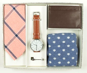 NUOVO SET REGALO DA UOMO SPREZZABOX 5 PEZZI ASSORTITO ACCESSORIO GRIGIO URBANO IN SCATOLA - Foto 1 di 3