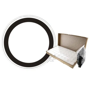 Fundas protectoras redondas para monedas OnFireGuy 250 piezas 39 mm anillo negro 1 oz plata - Imagen 1 de 6