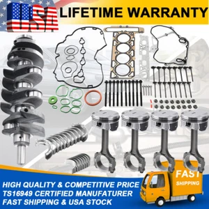 Engine Rebuild Overhaul Connecting Rod & Pistons Kit For Buick Chevrolet GMC2.4L - Foto 1 di 32