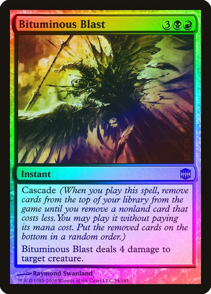 Bituminous Blast FOIL Alara Reborn PLD Black Red Uncommon MAGIC CARD ABUGames - Image 1 of 1