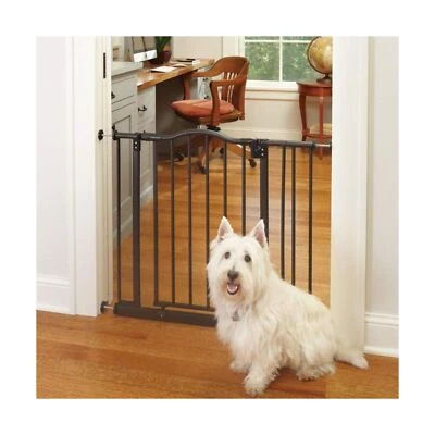 Puerta para mascotas MYPET North States 38,25" de ancho Windsor Arch: construcción de metal resistente... Foto 1 de 4