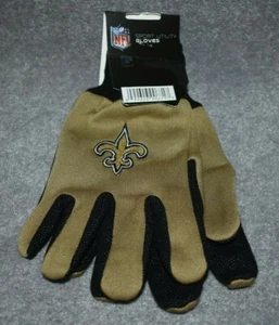 ADULTS NEW ORLEANS SAINTS NFL ALL PURPOSE/UTILITY WORK GLOVES - Picture 1 of 3