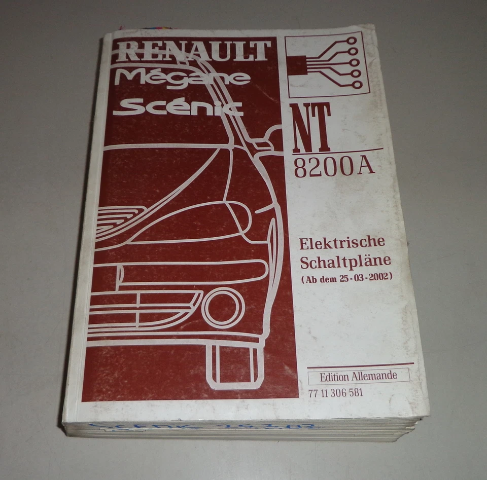 Manual de Taller Eléctrico/Eléctrico Diagramas Cableado Renault Mégane Scenic - Imagen 1 de 1