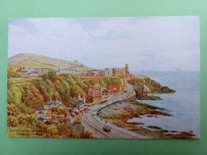POST CARD SALMON AR QUINTON 1983 DOUGLAS ISLE OF MAN, DERBY CASTLE & PORT JACK - Picture 1 of 2