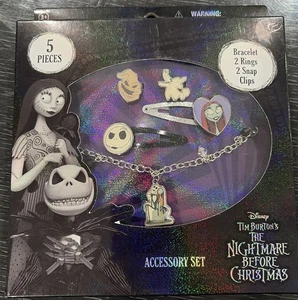 Pesadilla antes de Navidad Juego de 5 accesorios Nuevo - Imagen 1 de 4