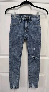 Old Navy Girls Jeans Size 10 Ballerina Jeggings Stretch Distressed - Picture 1 of 4