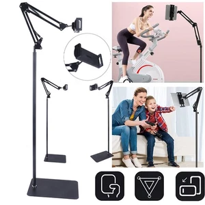 360° Tablet Halterung Tablet Bodenständer Verstellbar Handy Halter Bett Ständer - Afbeelding 1 van 12