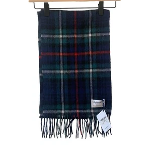 Edinburgh Tartan Plaid mit Fransen 100% Lammwolle Decke Schal - Bild 1 von 8
