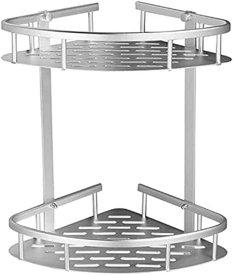 Mensola Doccia Angolare Senza Foratura Mensole Bagno Adesive Parete Organizer Ba - Immagine 1 di 4