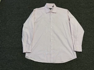Camisa BOSS Hugo Boss Para Hombre 16.5 32/33 Rosa Cuadros Ajuste Regular Vestido Abotonado - Imagen 1 de 5