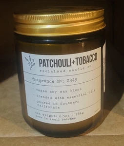 Leoben Co Patchouli & Tabak Vegane Soja Mischung Kerze, 6,5 Oz Selten Schneller Versand - Bild 1 von 2