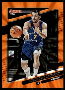 2021-22 Donruss Orange Laser Holo #141 Facundo Campazzo Denver Nuggets Parallel - Picture 1 of 2