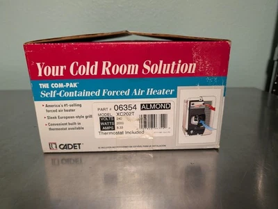 Calentador compacto Cadet XC202T con estado, 2000 W, 240 V Foto 1 de 4