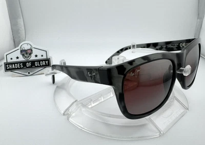 GAFAS DE SOL POLARIZADAS MAUI JIM SNAPBACK MJ 730-11T NEGRAS TORTUGA MAUI ROSA NUEVAS Foto 1 de 4