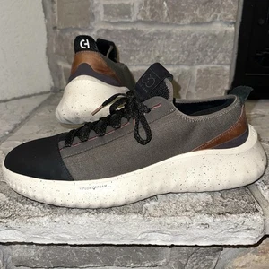 Neuwertige Cole Haan ZeroGrand 2 II Ultra Olive Black Toffee Sneaker Schuhe 13 D C38421 - Bild 1 von 10