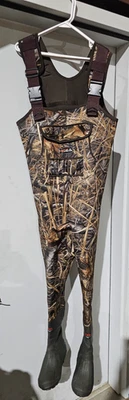 Hisea Mens Multicolor Camouflage 600G Thinsulate Fishing Chest Wader Size 7/40 - Image 1 of 4