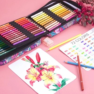 72 Farbstifte Set Macaron Farbe Öl Basierend Buntstifte Set - Bild 1 von 4