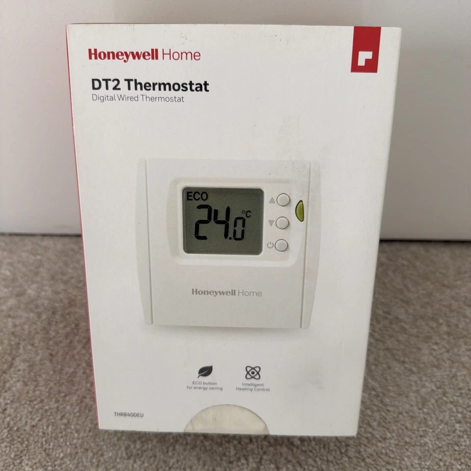 Honeywell DT2 Digital Room Wall Thermostat - White - Image 1 of 1
