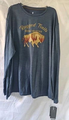 FREE COUNTRY MEN’S LONG SLEEVE SHIRT NAVY SIZE XL NEW WITH TAGS  Foto 1 de 4