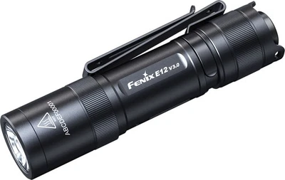 FENIX LED-Taschenlampe E12 V3.0, schwarz - Bild 1 von 4
