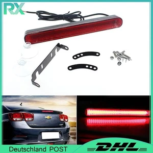 LED Bremsleuchte Rückleuchte Dritte Rücklicht COB Universal Motorrad Rot Linse - Bild 1 von 7