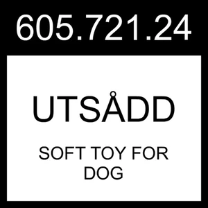 IKEA UTSADD UTSÅDD Giocattolo Morbido per Cane Blu 605.721.24 - Foto 1 di 1