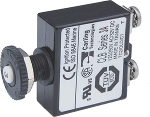 Blue Sea - 2129B-BSS Interruptor Pulsador 3A ST (1EA) - Imagen 1 de 2