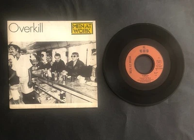 Men At Work - Overkill - Vinyl - 7" - 45T - Photo 1/3