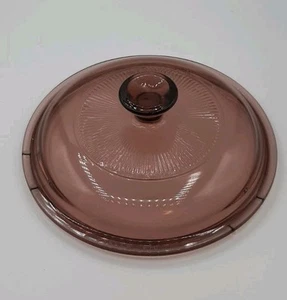 Pyrex V-1-C Replacement Lid/Cover Amethyst Purple Cranberry Visions Cookware 6" - Picture 1 of 3