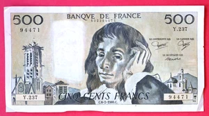 500 francs Pascal 6 / 2 / 1986 n°16 - Foto 1 di 2