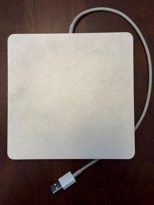 Unidad de CD/DVD externa Apple USB SuperDrive A1379 - Excelente estado, funciona bien Foto 1 de 3