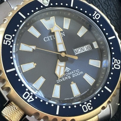 Reloj Citizen Promaster Dive Automático Hombre Dos Tonos 44MM NY0154-51L Foto 1 de 4