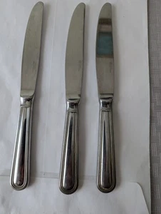 SET OF THREE- Sant Andrea Stainless Flatware  - VERDI (?) -  Steak Knives - Picture 1 of 2