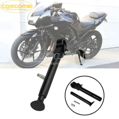 Adjustable Side Lowering Kickstand Stand Fit for Yamaha YZF R1 1998-2008 Black - Image 1 of 4