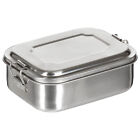 Fox Outdoor Stainless Steel Lunchbox 18x14x6.5cm Food Container Sandwich Box
