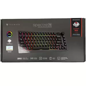 TECWARE Spectre 75% RGB Mechanical Gaming Keyboard With Customizable LCD Screen - Picture 1 of 8