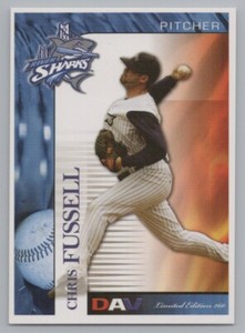 Chris Fussell 2007 DAV Camden Riversharks Atlantic League Baseball Card