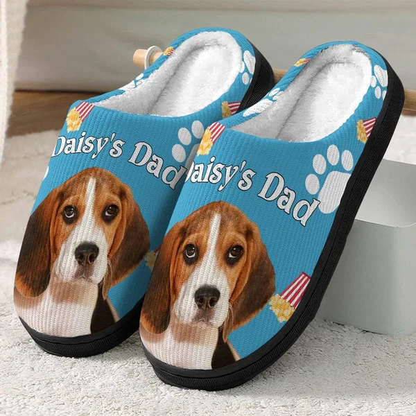 Zapatillas Personalizadas para Mascotas, Foto Personalizada Perro Gato Papá, Dueños de Mascotas, Regalo para Amantes de Mascotas Foto 1 de 1