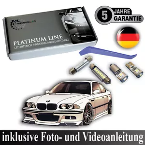 Illuminazione interni LED BMW E46 Serie 3 Illuminazione interna Luce interna Set Premium - Foto 1 di 11