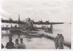 Foto Luftwaffe Flugzeug BV 222 der LTS (See) 222 Nordafrika/Italien 1942/43 Suda - Bild 1 von 1