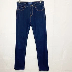OLD NAVY Boys Size 16 (29x29) Skinny Denim Straight Dark Wash Adjustable Jeans - Picture 1 of 6