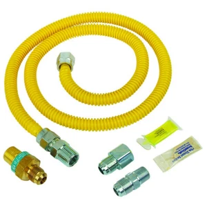 Asciugatrice gamma connettore gas 48"" x 1/2"" ingresso FIP OD uscita universale SS 60.500 BTU - Foto 1 di 5