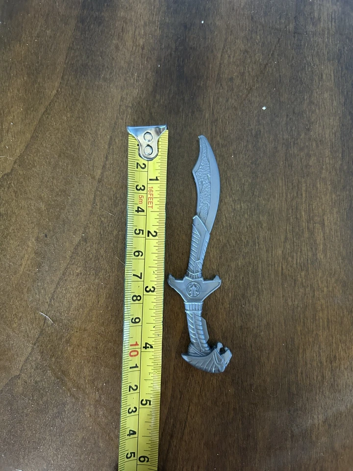 Power Rangers White Ranger Saba Sword Weapon 4.25" Saba 1993 For 8” Figures - Image 1 of 1